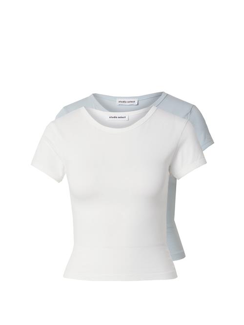 STUDIO SELECT Shirts 'Inga'  lyseblå / hvid