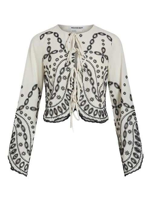 ROUGE EDIT Bluse  creme / antracit