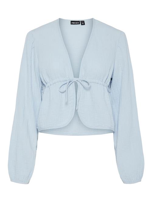 PIECES Bluse 'PCSastina'  lyseblå