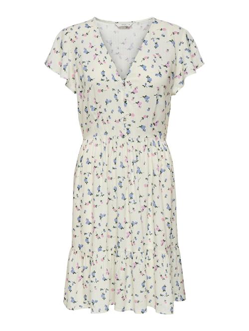 ONLY Sommerkjole 'ONLLiva'  royalblå / mørkegrøn / lys pink / hvid