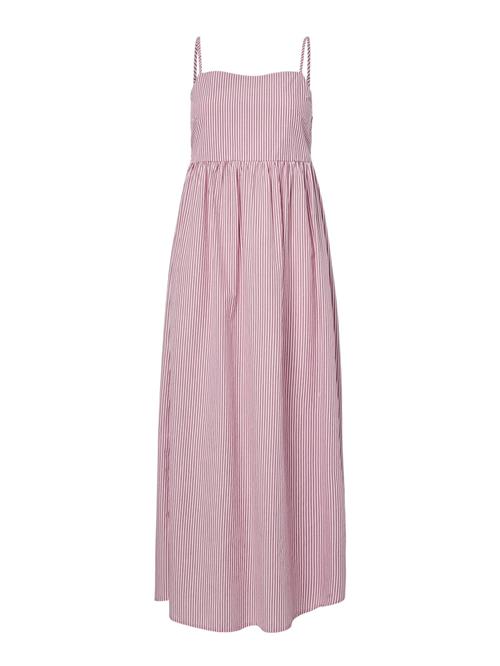 PIECES Sommerkjole 'PCFeline'  pink / mørkerød