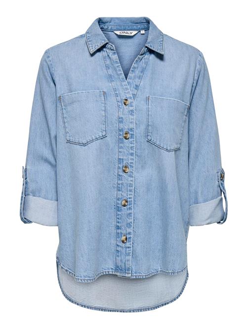 ONLY Bluse  lyseblå