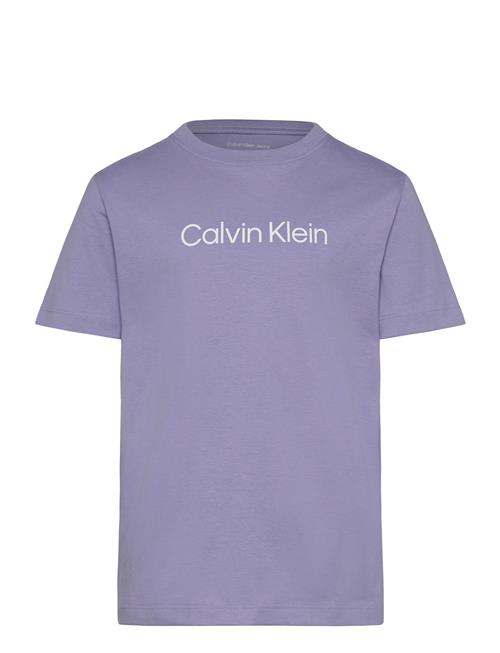 Inst. Logo Ss T-Shirt Calvin Klein Purple