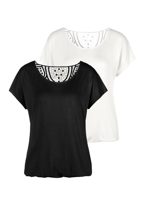 VIVANCE Shirts  sort / hvid