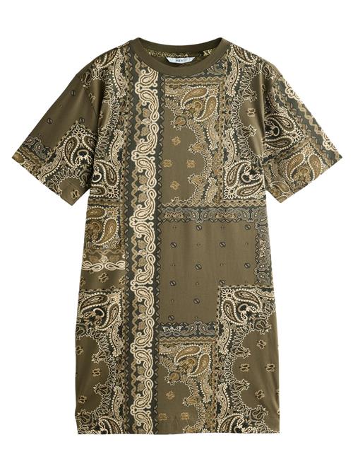 Se Next Kjole  beige / grøn / khaki ved About You