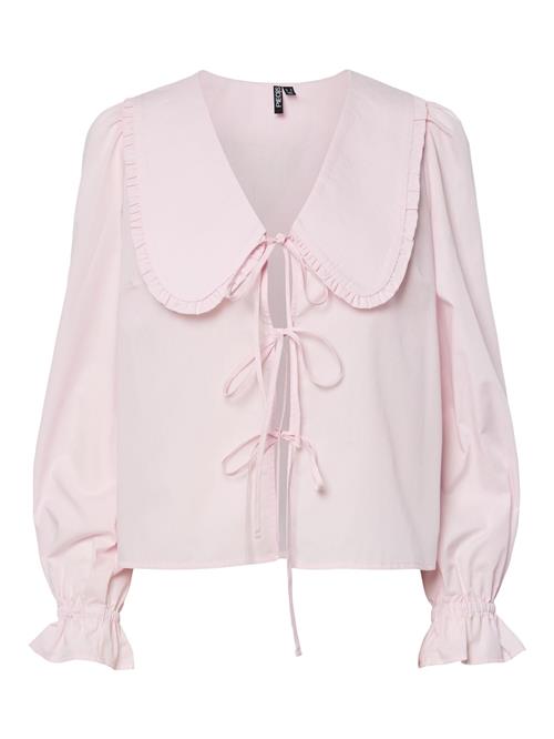 PIECES Bluse  lyserød
