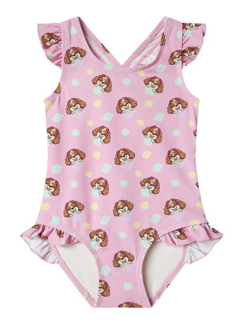 NAME IT Badedragt 'Paw Patrol'  blandingsfarvet / pink