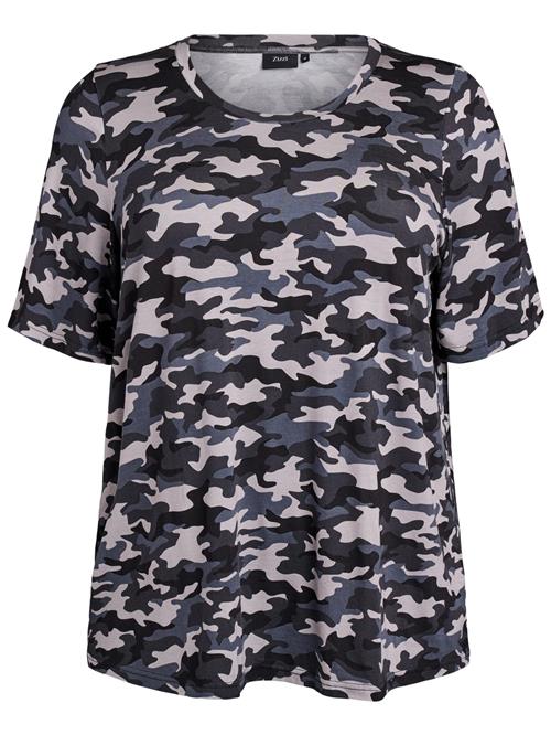 Zizzi Shirts  grå / antracit / stone / sort