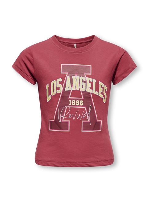 ONLY GIRLS Bluser & t-shirts 'KOGKELLY'  lysegul / rødviolet