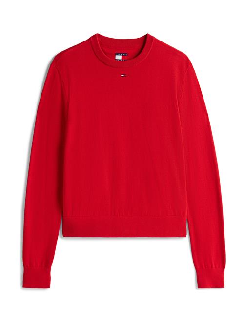 Tommy Jeans Pullover 'ESSENTIAL'  navy / rød / hvid