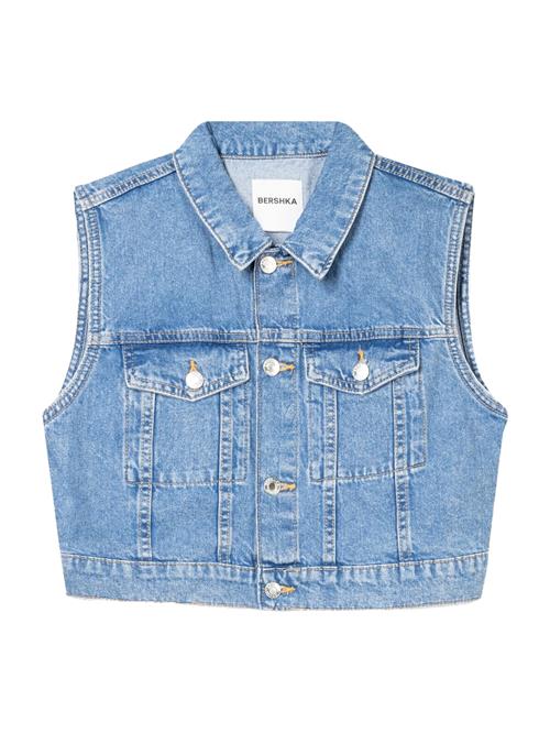 Bershka Vest  blue denim