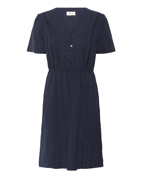 Cream Kjole 'Kallie'  navy
