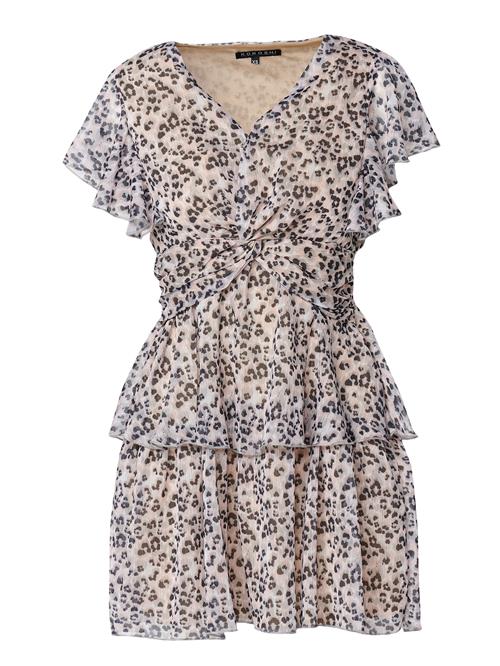 KOROSHI Kjole  beige / lysegrå / sort