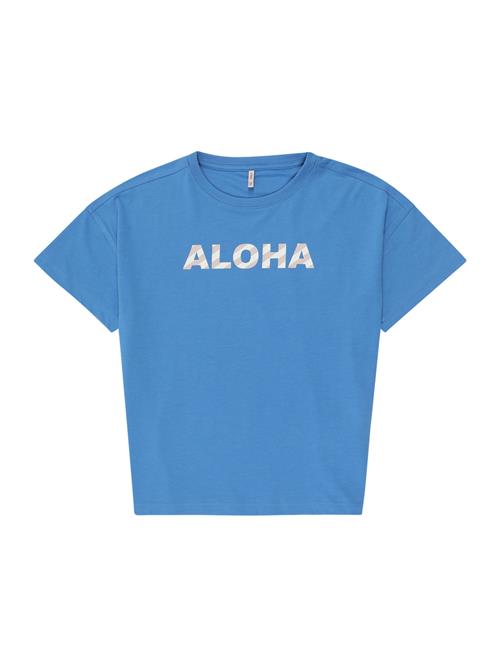ONLY GIRLS Bluser & t-shirts 'KOGABELONE'  azur / grå