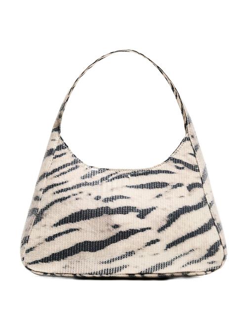 Bershka Skuldertaske  beige / sort