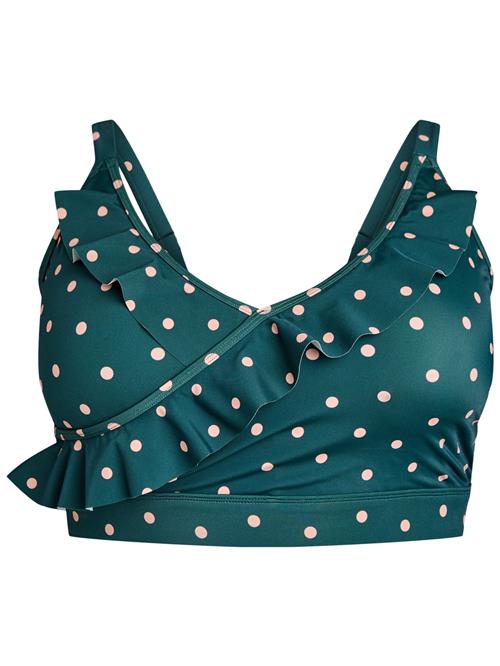 Swim by Zizzi Bikinioverdel 'Katrin'  gran / pudder