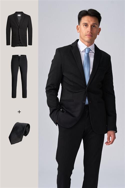 Det Originale Performance Jakkesæt + Slips - Pakketilbud - Herre - Default Title - TeeShoppen