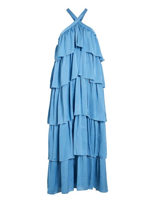 Vifiluka H/N S/L Ankle Dress/Dc/R/Bfs Vila Blue