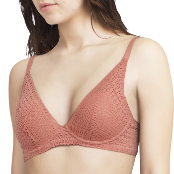 Passionata Bh Holala Plunge T-shirt Bra Rosa nylon G 75 Dame