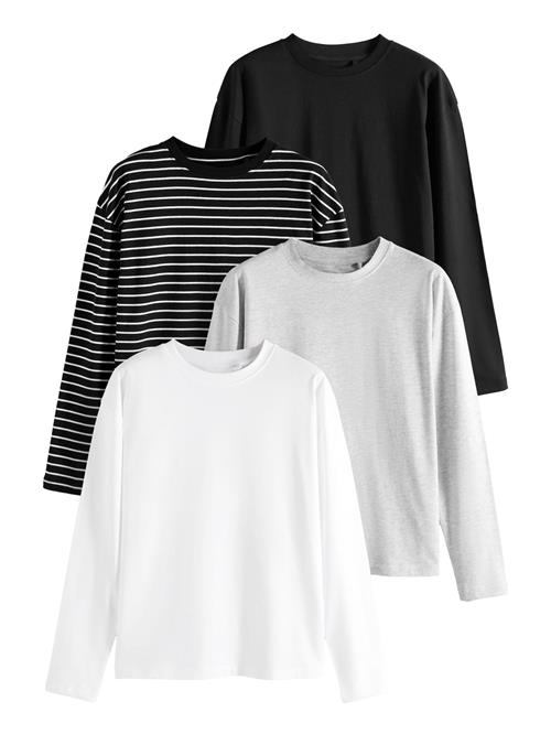 The Set Shirts  grå-meleret / sort / hvid