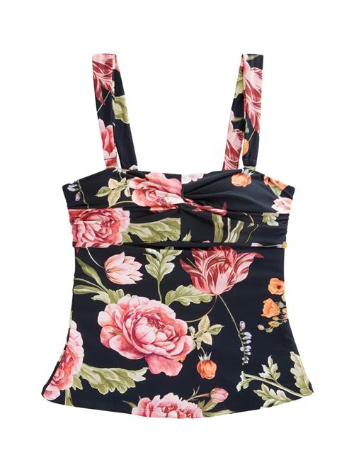 Se Next Tankini-overdel  oliven / mandarin / gammelrosa / sort ved About You