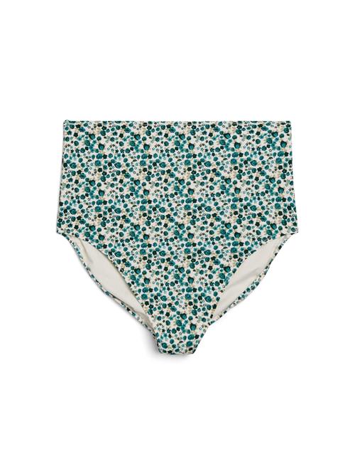 Swim by Zizzi Bikinitrusse 'Skatrin'  creme / mørkegrøn / sort