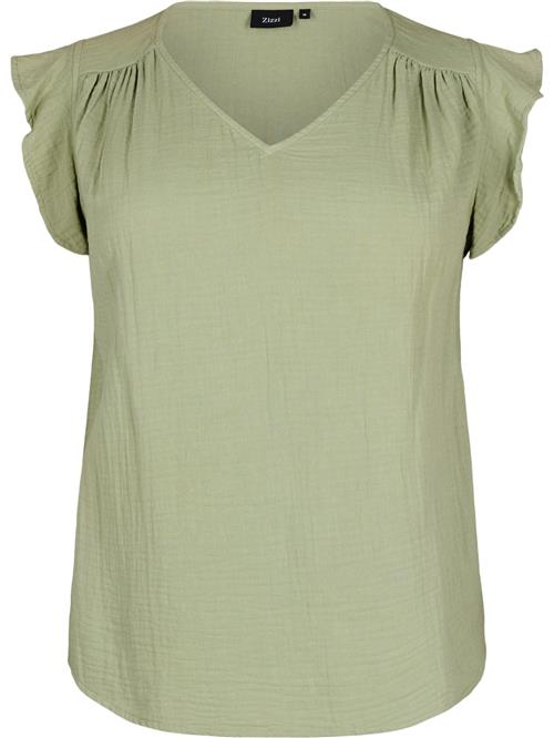 Zizzi Bluse 'Vvivu'  oliven