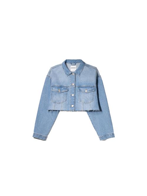 Bershka Overgangsjakke  blue denim