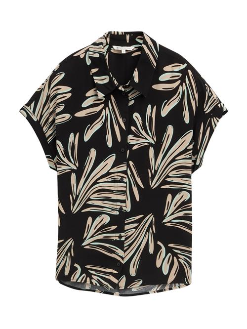 TOM TAILOR DENIM Bluse  nude / sort / hvid
