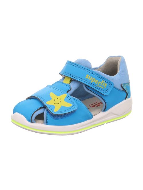 SUPERFIT Sandaler 'BOOMERANG'  azur / lyseblå / gul