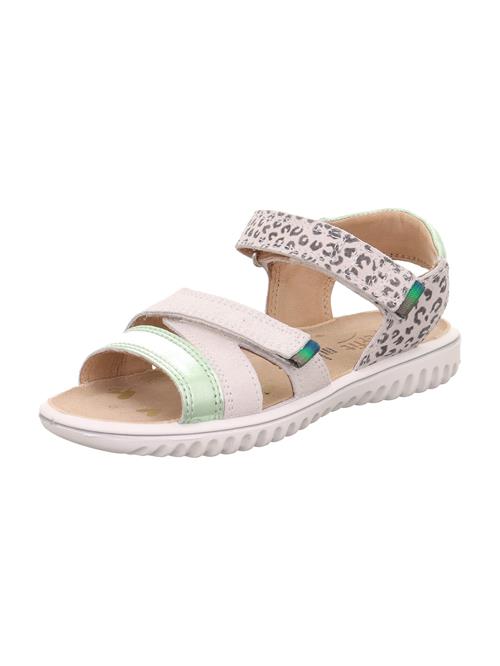 SUPERFIT Sandaler 'SPARKLE'  antracit / lysegrøn / offwhite