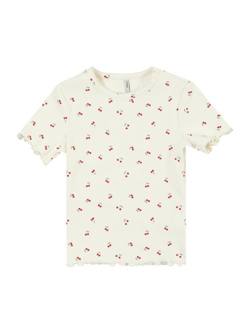 Only Mini Bluser & t-shirts 'KMGTRINNY'  creme / siv / rød