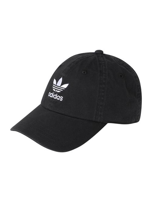 ADIDAS ORIGINALS Hætte 'Adicolor Classics Trefoil'  sort / hvid