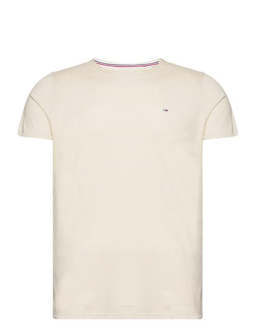 Tjm Slim Jaspe C Neck Tommy Jeans Cream