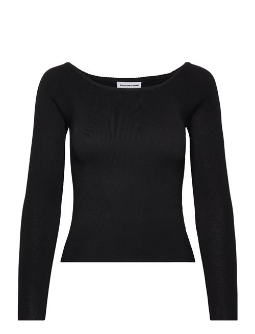Nmjaz Ls Offshoulder Knit Top Fwd Lab 2 NOISY MAY Black