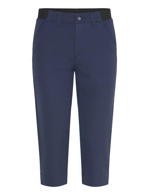 Ladies Light Weight Capri BACKTEE Blue