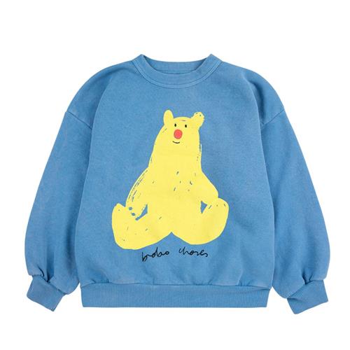Bobo Choses Hug Me Bear Sweatshirt Light Blue | Blå | 4-5 years