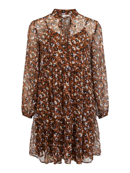 Se VILA Blusekjole 'Falia'  beige / karamel / grå / sort ved About You