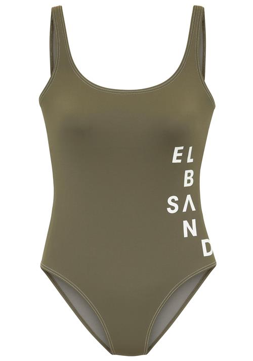Elbsand Badedragt  oliven / hvid