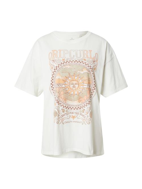 RIP CURL Funktionsbluse 'LUNA HERITAGE'  brun / mørkegul / orange / hvid