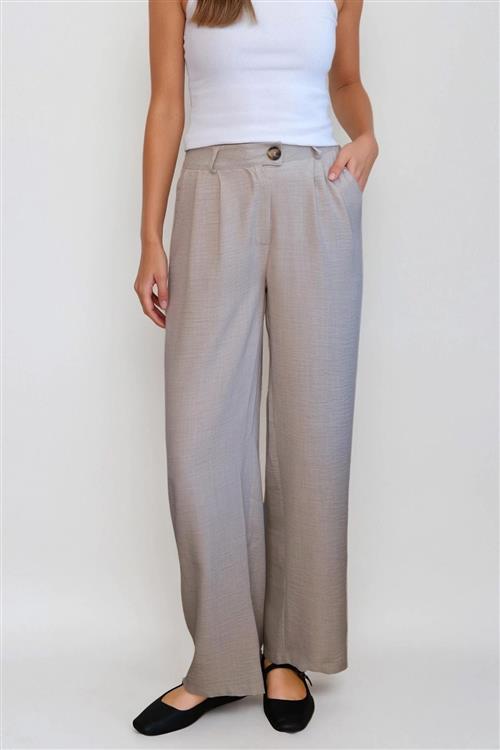 Emma Bukser Loose - Beige - XL - TeeShoppen