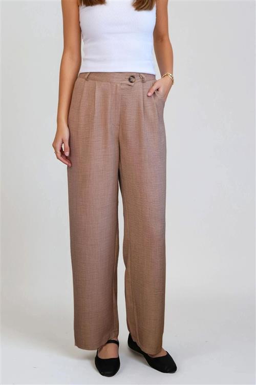 Emma Bukser Loose - Brun - XL - TeeShoppen
