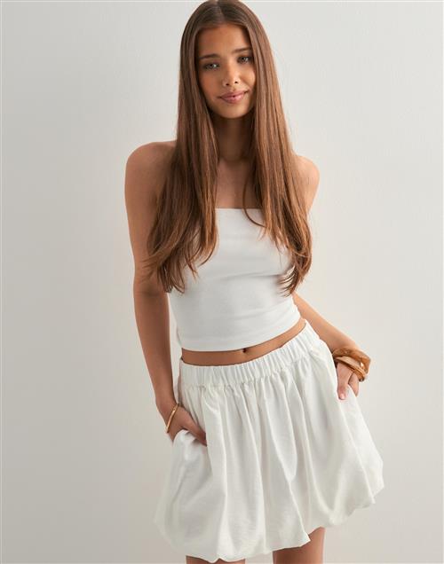 Vero Moda - Hvid - Vmlori Mini Ballon Skirt Wvn Exp