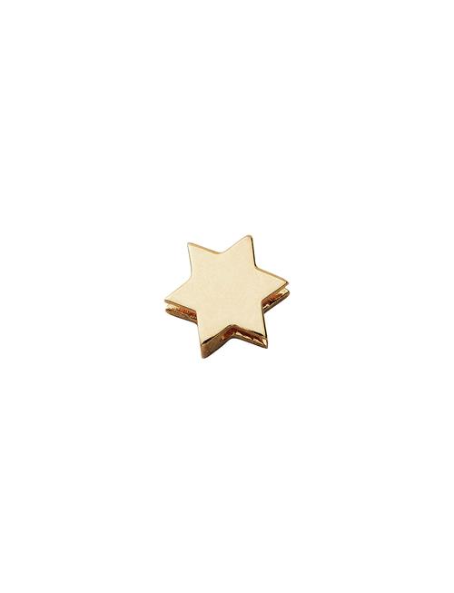 Enamel Icon Charm Design Letters Gold
