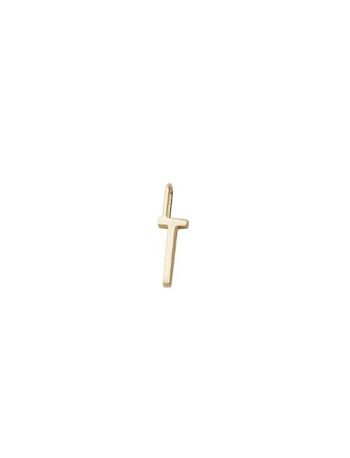 Letter For Initial Necklace A-Z Design Letters Gold