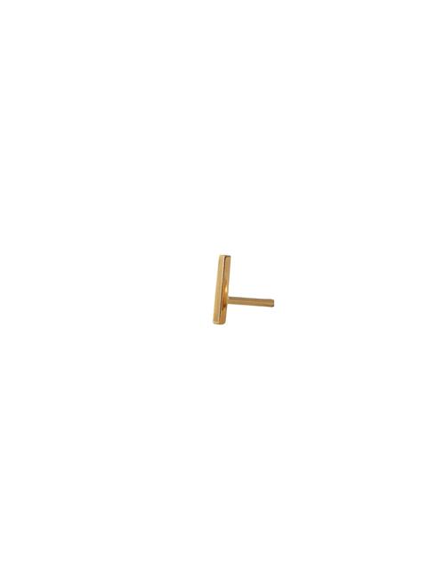 Earring Studs Archetypes, A-Z Design Letters Gold