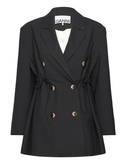 Se Drapey Melange Ganni Black ved Booztlet