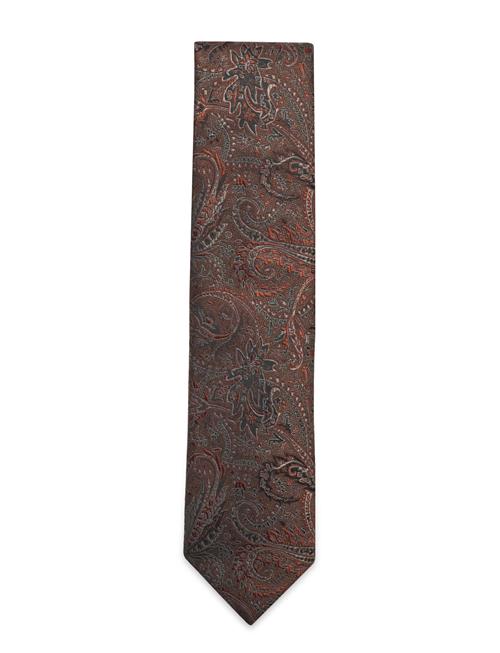 Paisley Pattern Tie 7 Cmpaisley Pattern Tie 7 Cm Lindbergh Black Brown