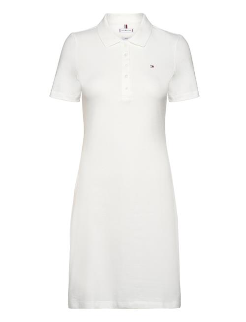 1985 Slim Pique Polo Dress Ss Tommy Hilfiger White