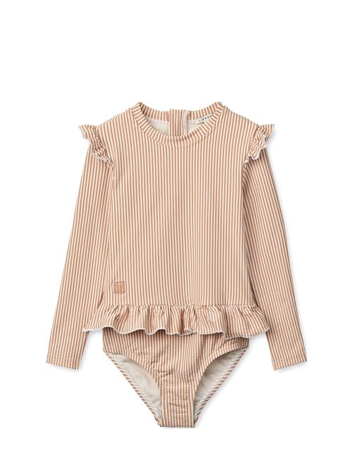 Sille Seersucker Swimsuit Liewood Pink